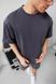 Базова футболка oversize графітова so24f2 фото 1