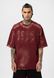 Футболка oversize 1975 бордова soe09r фото 1
