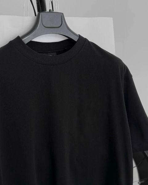 Базова футболка oversize чорна so24f1 фото