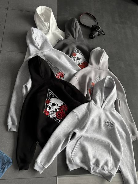 Худі oversize Romb з вишивкою v18x5 фото